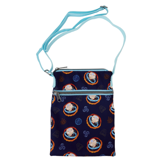 Pop Weasel Image of Avatar the Last Airbender - Aang Passport Crossbody Bag - Loungefly