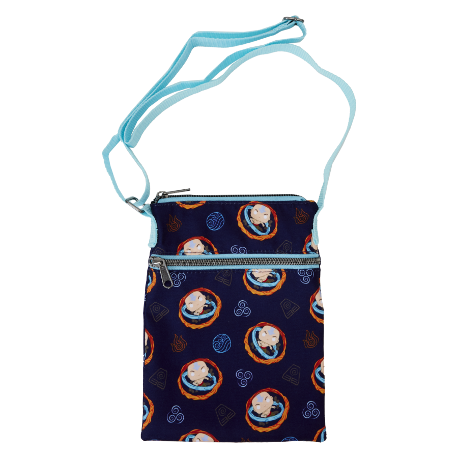 Pop Weasel Image of Avatar the Last Airbender - Aang Passport Crossbody Bag - Loungefly - Bags, Wallets & Purses - Image - Pop Weasel