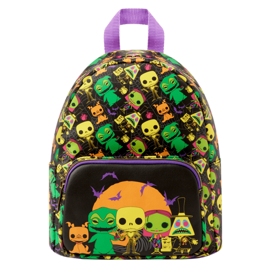 Pop Weasel Image of The Nightmare Before Christmas - Blacklight Backpack - Funko - Bags, Wallets & Purses - Image - Pop Weasel