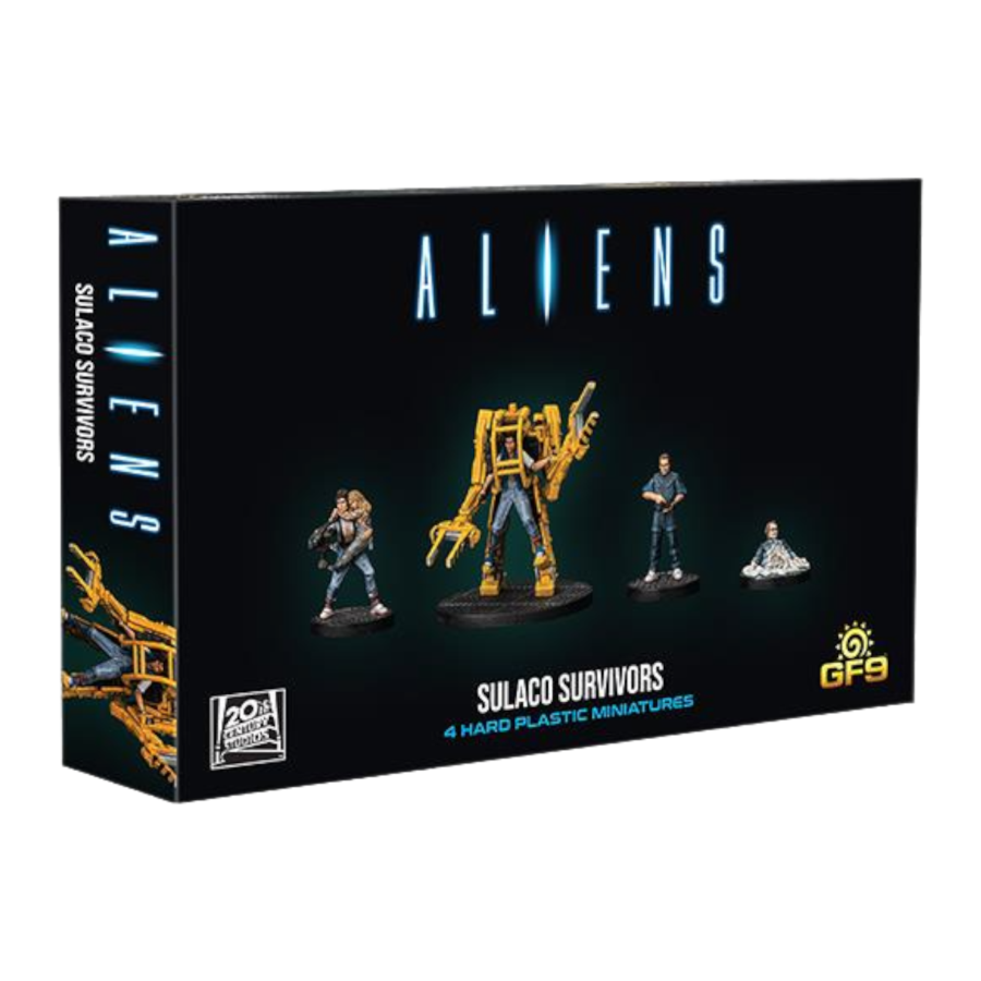 Aliens - Sulaco Survivors [4 Hard Plastic Minatures] - Gale Force 9 - Board Game - Image - Pop Weasel