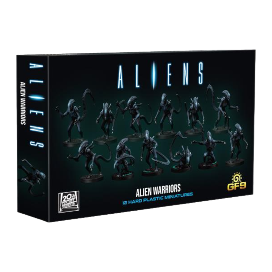 Aliens - Alien Warriors [12 Hard Plastic Minatures] - Gale Force 9 - Board Game - Image - Pop Weasel