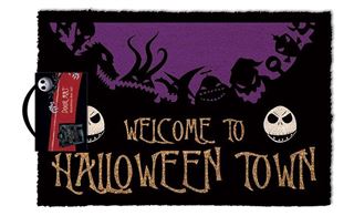 Licensed Doormat - Nightmare Before Christmas Halloween Town