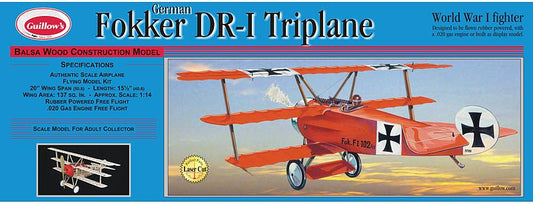 xx1/14 WW1 Fokker DR-1Triplane