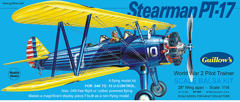 xx1/16 Stearman PT-17 - Model - Image - Pop Weasel