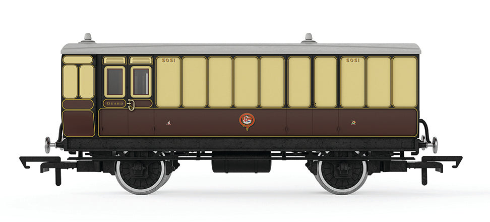 GWR 4WC Passenger Brake 505 - Model - Image - Pop Weasel