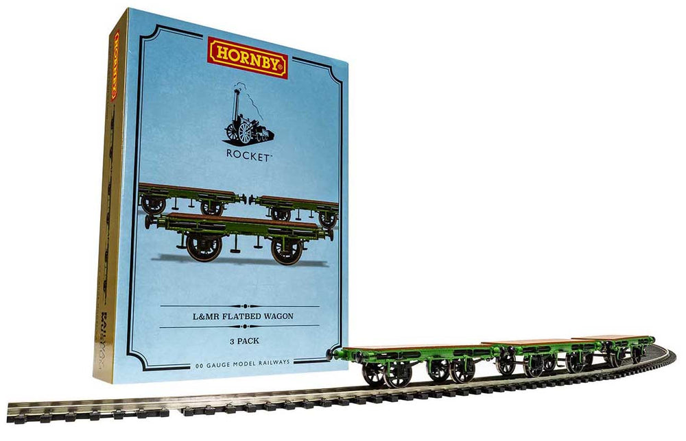 L&amp;MR Flat Bed Wagon Pack - Model - Image - Pop Weasel