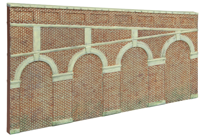 High Step.Arch.Retain.Wall-Red - Model - Image - Pop Weasel