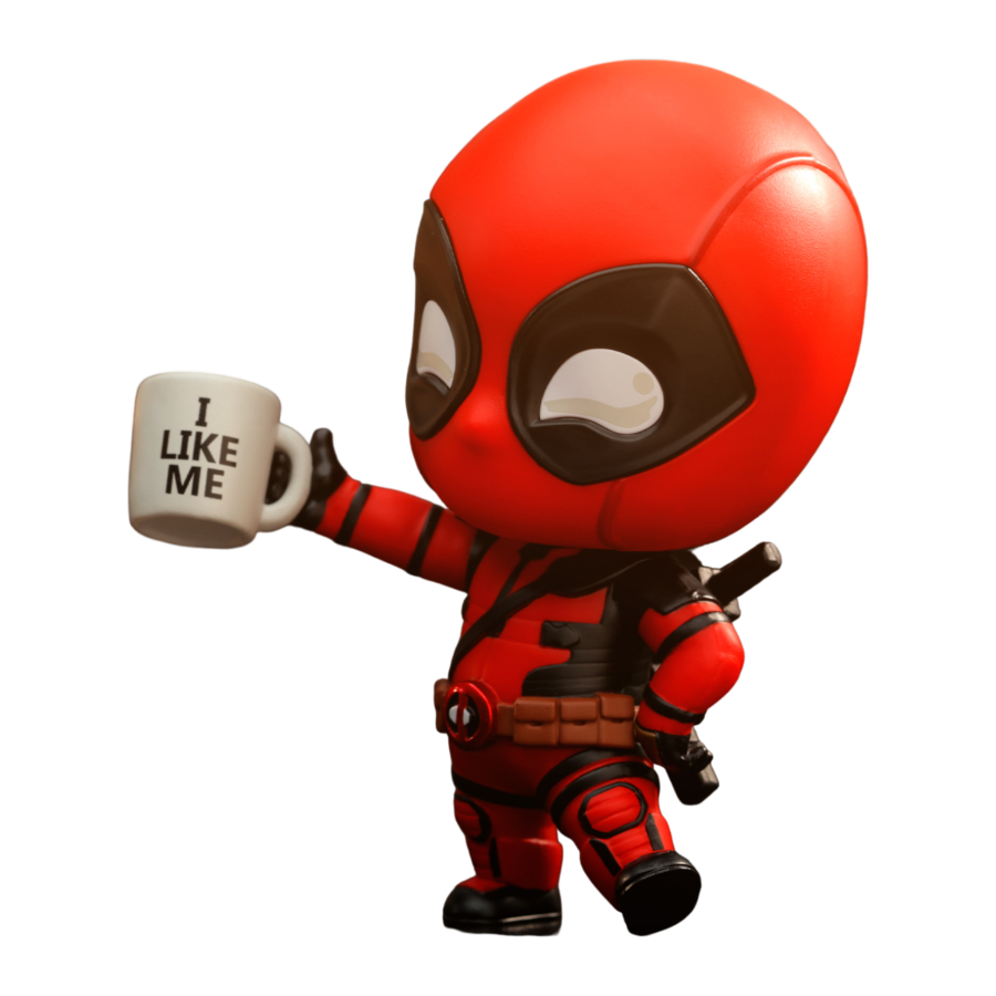 Deadpool & Wolverine - Deadpool with Mug Cosbaby - Hot Toys - Cosbaby - Image - Pop Weasel