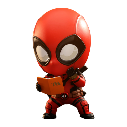 Deadpool & Wolverine - Deadpool with Book Cosbaby - Hot Toys