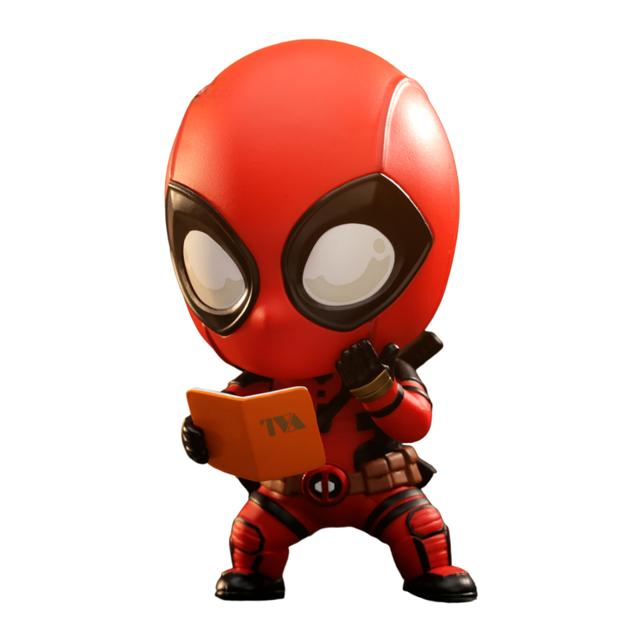 Deadpool & Wolverine - Deadpool with Book Cosbaby - Hot Toys - Cosbaby - Image - Pop Weasel