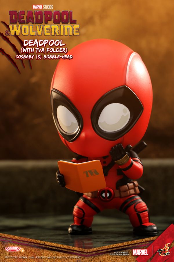 Image Pop Weasel - Image 2 of Deadpool & Wolverine - Deadpool with Book Cosbaby - Hot Toys - Cosbaby - Image - Pop Weasel