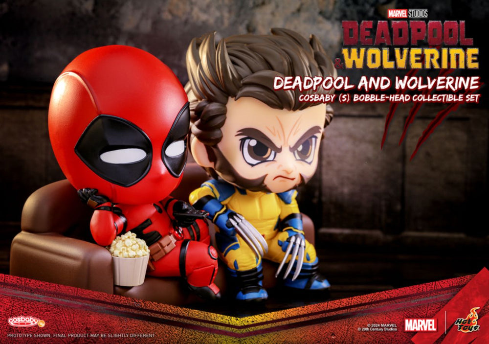 Image Pop Weasel - Image 3 of Deadpool & Wolverine - Deadpool & Wolverine Cosbaby [2 Pack] - Hot Toys - Statue - Image - Pop Weasel