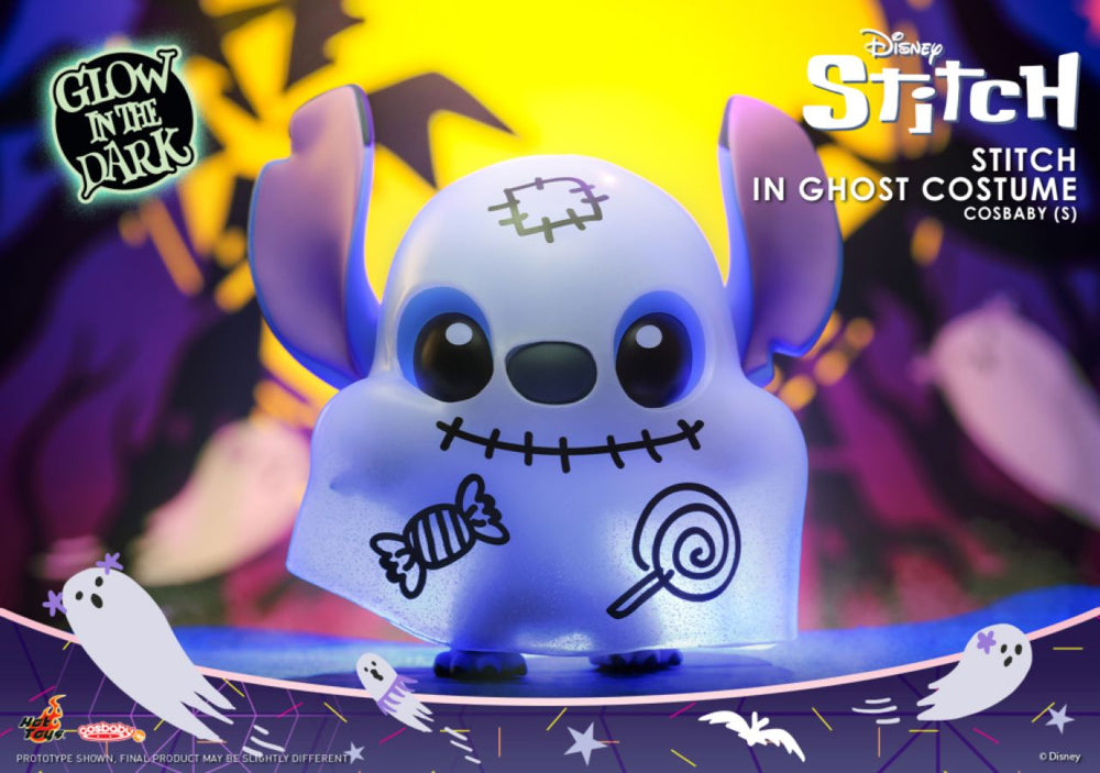 Image Pop Weasel - Image 2 of Lilo & Stitch - Stitch (Halloween Ghost) Cosbaby - Hot Toys - Statue - Image - Pop Weasel