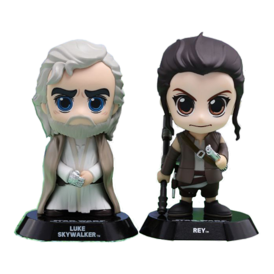 Star Wars - Luke & Rey Episode VII The Force Awakens Cosbaby Set - Hot Toys -  - Image - Pop Weasel