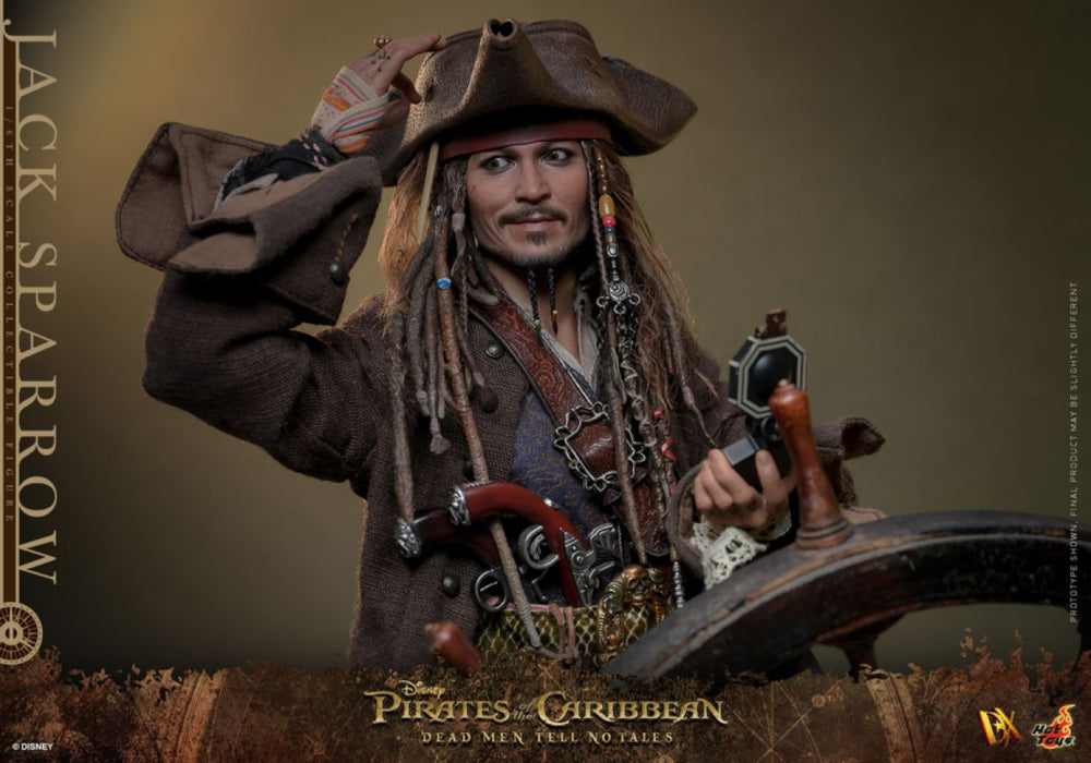 Pop Weasel - Image 11 of Pirates of the Caribbean: Dead Men Tell No Tales - Jack Sparrow 1:6 Scale Collectable Figure - Hot Toys - Statue - Image - Pop Weasel