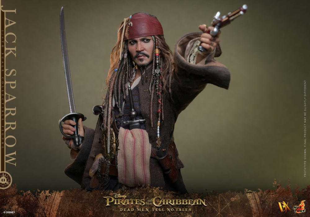 Pop Weasel - Image 12 of Pirates of the Caribbean: Dead Men Tell No Tales - Jack Sparrow 1:6 Scale Collectable Figure - Hot Toys - Statue - Image - Pop Weasel