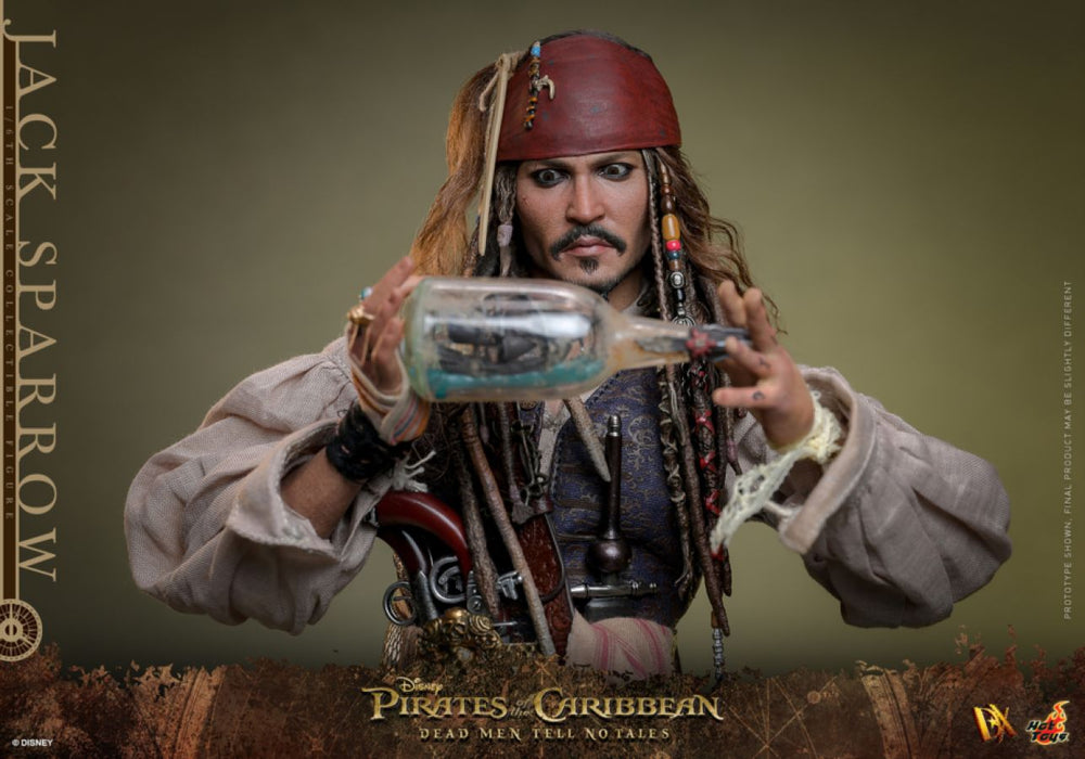 Pop Weasel - Image 13 of Pirates of the Caribbean: Dead Men Tell No Tales - Jack Sparrow 1:6 Scale Collectable Figure - Hot Toys - Statue - Image - Pop Weasel