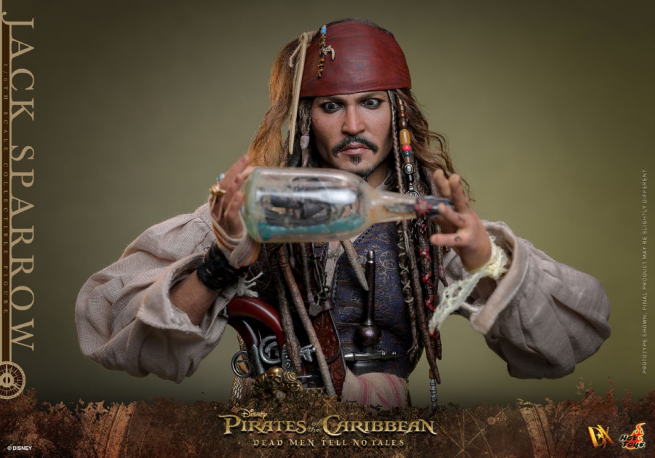 Pop Weasel - Image 13 of Pirates of the Caribbean: Dead Men Tell No Tales - Jack Sparrow 1:6 Scale Collectable Figure - Hot Toys