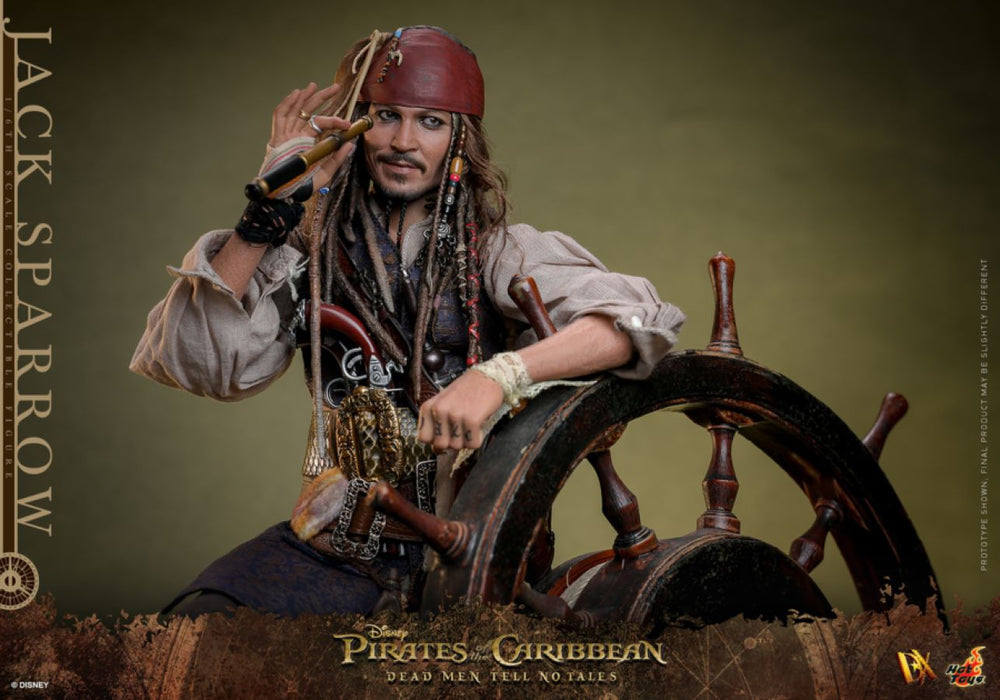 Pop Weasel - Image 15 of Pirates of the Caribbean: Dead Men Tell No Tales - Jack Sparrow 1:6 Scale Collectable Figure - Hot Toys - Statue - Image - Pop Weasel