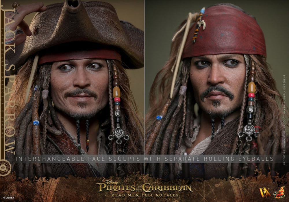 Pop Weasel - Image 16 of Pirates of the Caribbean: Dead Men Tell No Tales - Jack Sparrow 1:6 Scale Collectable Figure - Hot Toys - Statue - Image - Pop Weasel