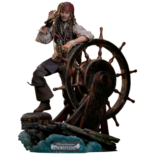 Pop Weasel Image of Pirates of the Caribbean - Jack Sparrow Deluxe 1:6 Scale Collectable Action Figure - Hot Toys