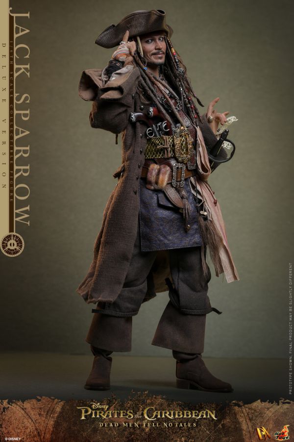 Pop Weasel - Image 8 of Pirates of the Caribbean - Jack Sparrow Deluxe 1:6 Scale Collectable Action Figure - Hot Toys - Statue - Image - Pop Weasel