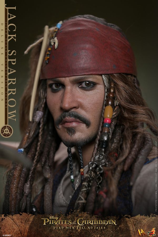 Pop Weasel - Image 9 of Pirates of the Caribbean - Jack Sparrow Deluxe 1:6 Scale Collectable Action Figure - Hot Toys - Statue - Image - Pop Weasel