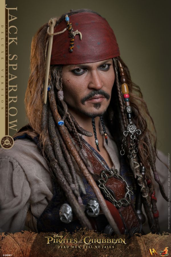 Pop Weasel - Image 10 of Pirates of the Caribbean - Jack Sparrow Deluxe 1:6 Scale Collectable Action Figure - Hot Toys - Statue - Image - Pop Weasel