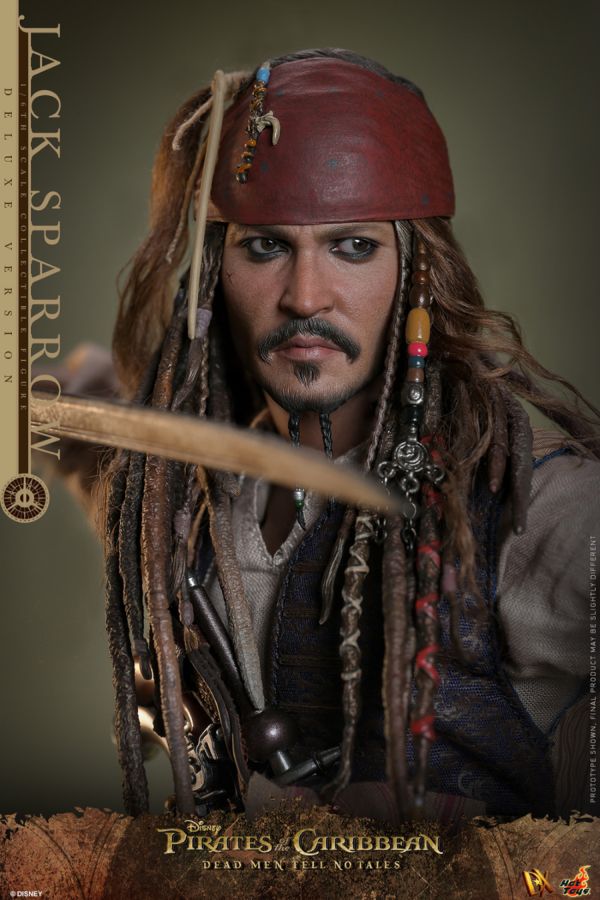 Pop Weasel - Image 11 of Pirates of the Caribbean - Jack Sparrow Deluxe 1:6 Scale Collectable Action Figure - Hot Toys - Statue - Image - Pop Weasel