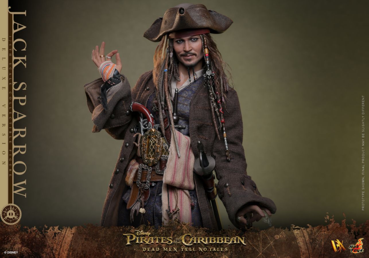 Pop Weasel - Image 13 of Pirates of the Caribbean - Jack Sparrow Deluxe 1:6 Scale Collectable Action Figure - Hot Toys