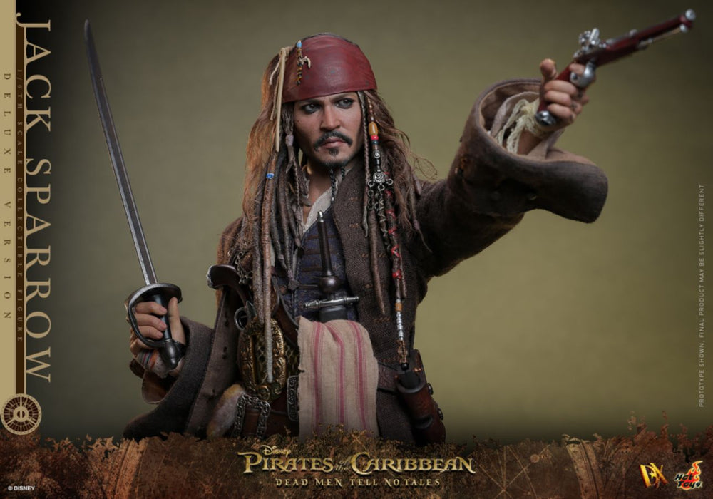 Pop Weasel - Image 14 of Pirates of the Caribbean - Jack Sparrow Deluxe 1:6 Scale Collectable Action Figure - Hot Toys - Statue - Image - Pop Weasel