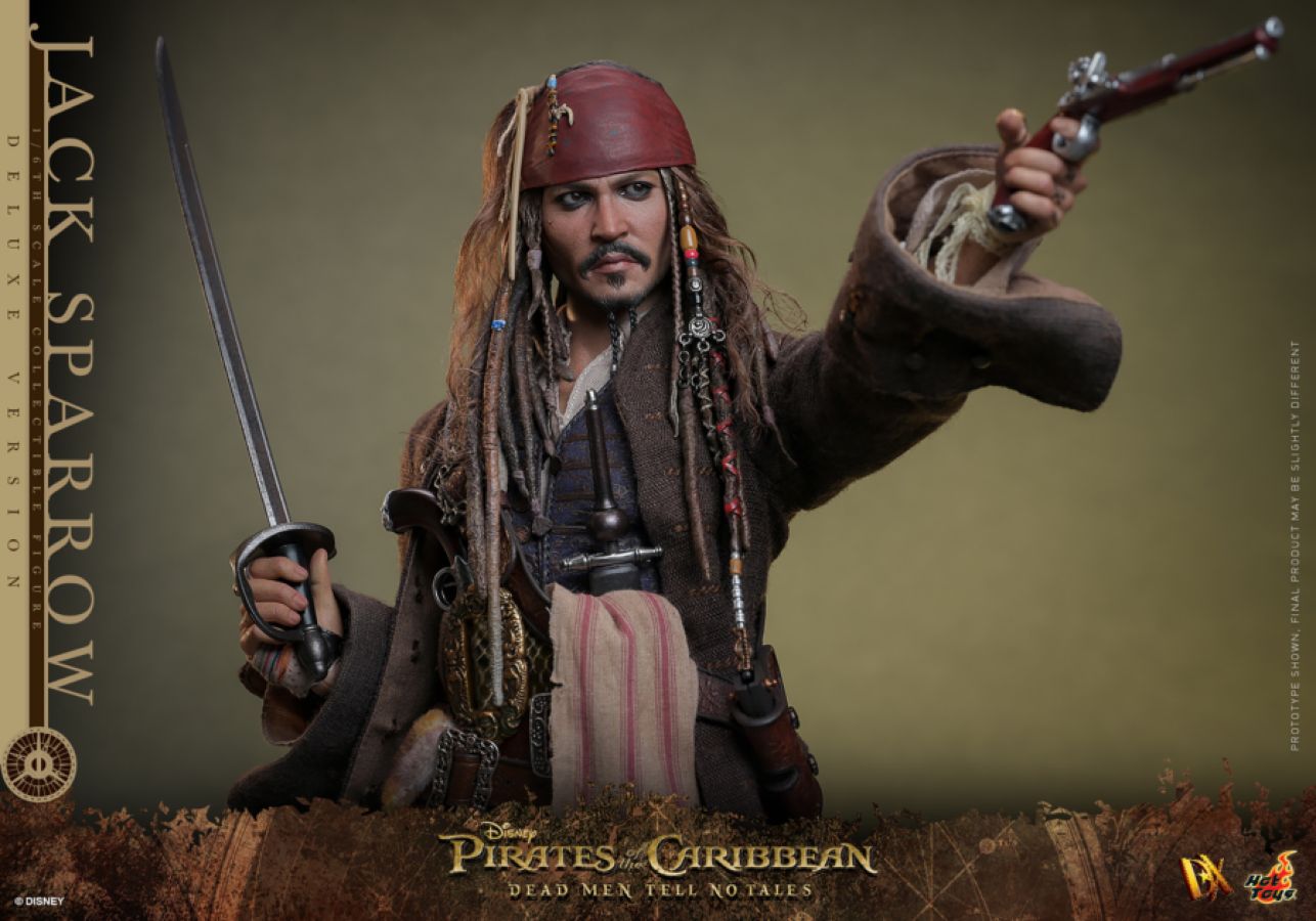 Pop Weasel - Image 14 of Pirates of the Caribbean - Jack Sparrow Deluxe 1:6 Scale Collectable Action Figure - Hot Toys