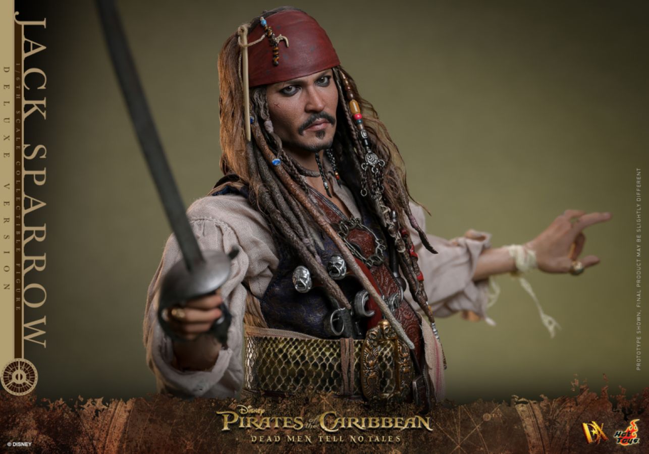 Pop Weasel - Image 16 of Pirates of the Caribbean - Jack Sparrow Deluxe 1:6 Scale Collectable Action Figure - Hot Toys