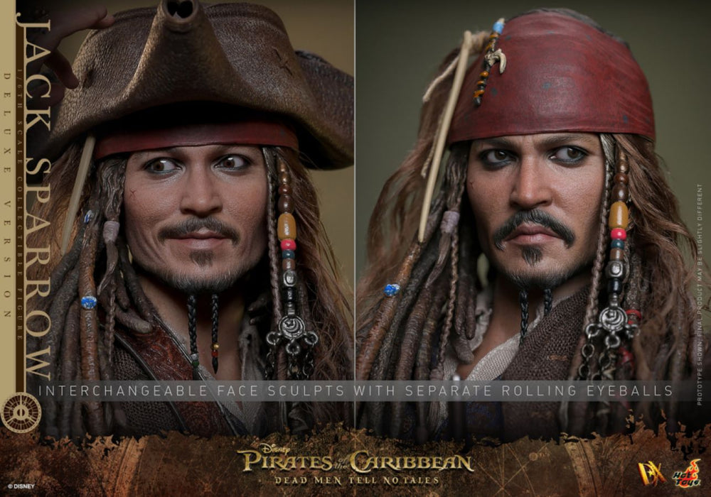 Pop Weasel - Image 18 of Pirates of the Caribbean - Jack Sparrow Deluxe 1:6 Scale Collectable Action Figure - Hot Toys - Statue - Image - Pop Weasel