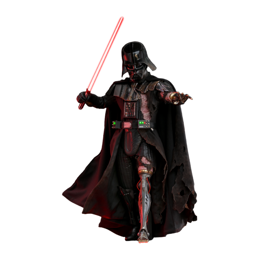 Star Wars - Darth Vader (Battle Damaged) 1:6 Scale Collectable Action Figure - Hot Toys - Action Figure - Image - Pop Weasel