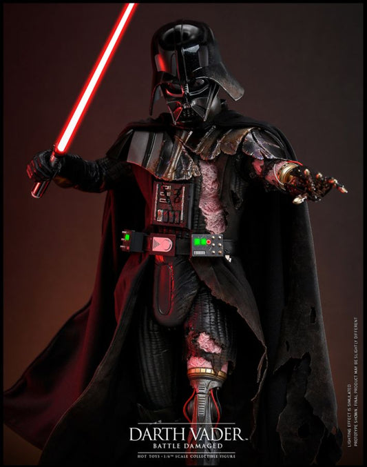 Image Pop Weasel - Image 2 of Star Wars - Darth Vader (Battle Damaged) 1:6 Scale Collectable Action Figure - Hot Toys