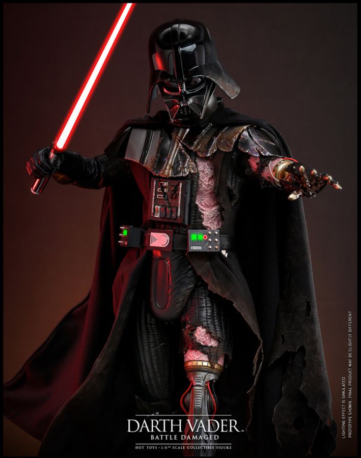 Image Pop Weasel - Image 2 of Star Wars - Darth Vader (Battle Damaged) 1:6 Scale Collectable Action Figure - Hot Toys - Action Figure - Image - Pop Weasel