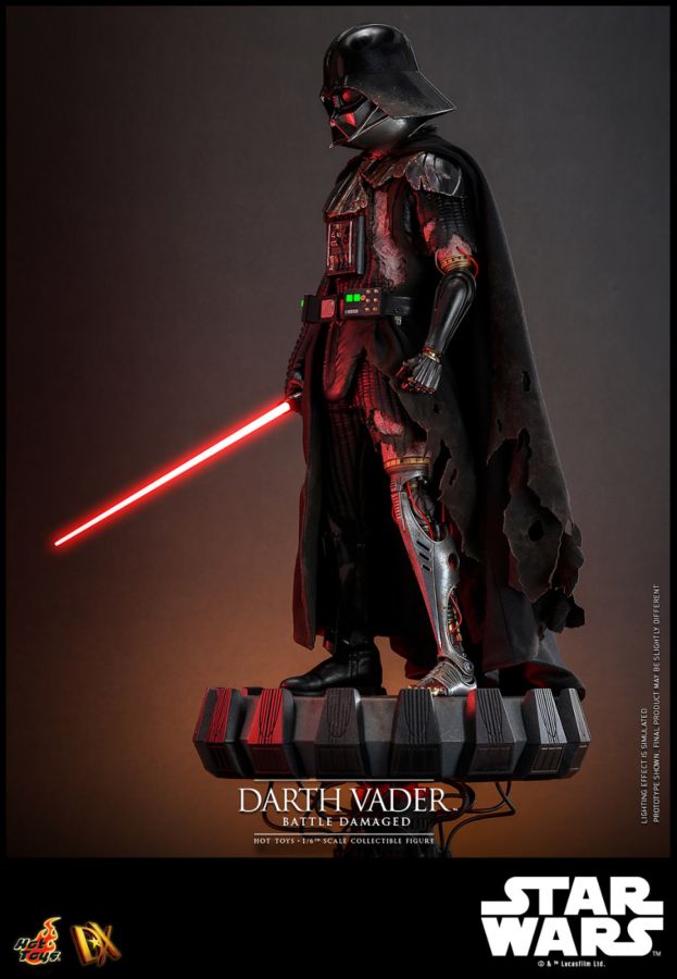 Image Pop Weasel - Image 3 of Star Wars - Darth Vader (Battle Damaged) 1:6 Scale Collectable Action Figure - Hot Toys - Action Figure - Image - Pop Weasel