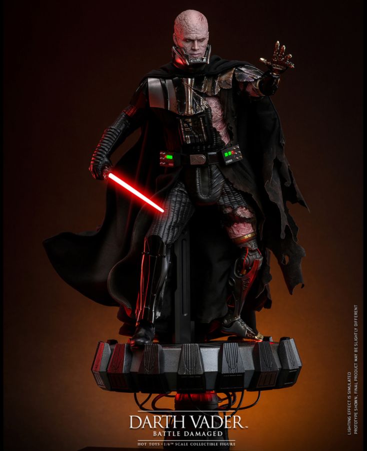 Image Pop Weasel - Image 4 of Star Wars - Darth Vader (Battle Damaged) 1:6 Scale Collectable Action Figure - Hot Toys - Action Figure - Image - Pop Weasel