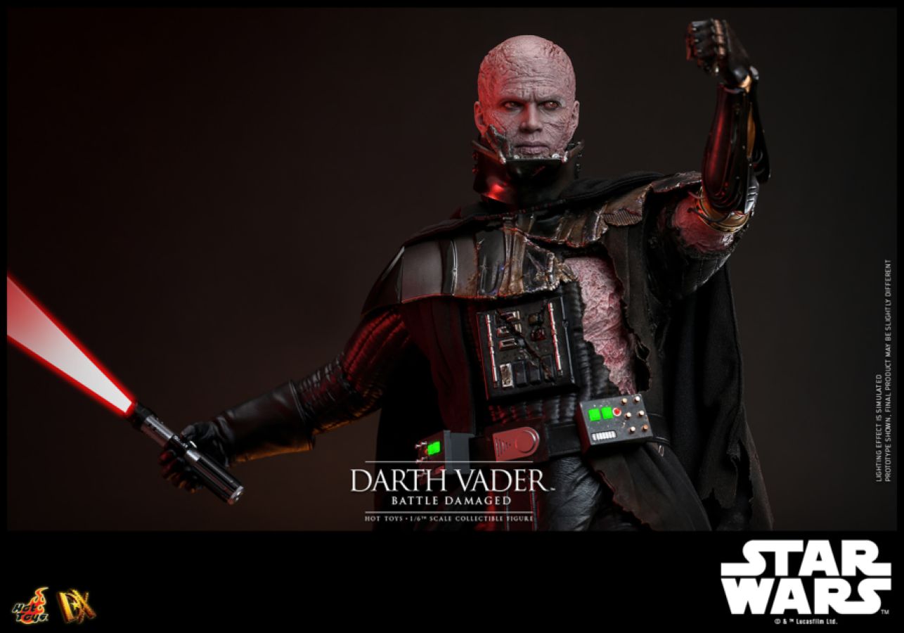 Image Pop Weasel - Image 8 of Star Wars - Darth Vader (Battle Damaged) 1:6 Scale Collectable Action Figure - Hot Toys