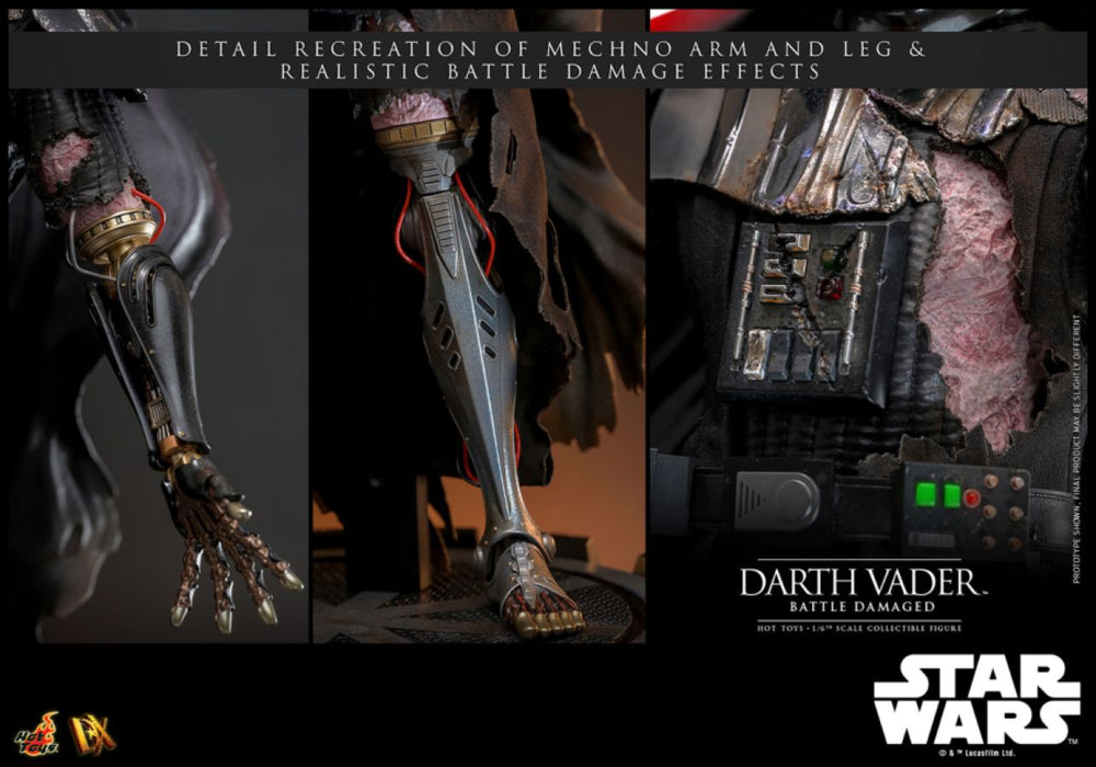 Image Pop Weasel - Image 10 of Star Wars - Darth Vader (Battle Damaged) 1:6 Scale Collectable Action Figure - Hot Toys - Action Figure - Image - Pop Weasel