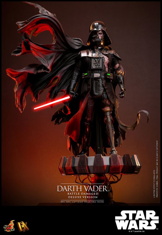 Image Pop Weasel - Image 3 of Star Wars - Darth Vader (Battle Damaged) Deluxe 1:6 Scale Collectable Action Figure - Hot Toys - Action Figure - Image - Pop Weasel