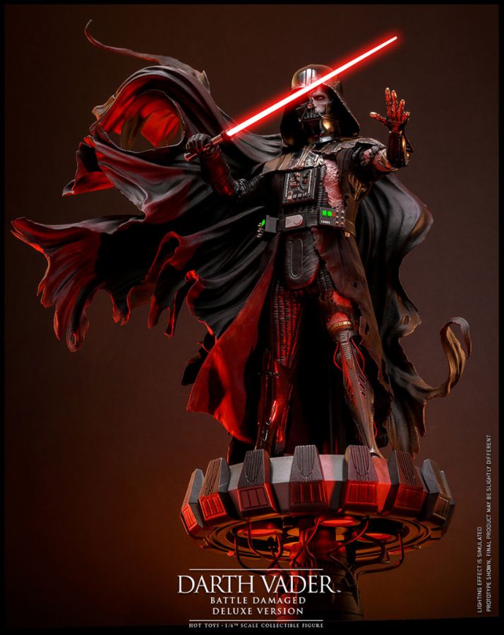 Image Pop Weasel - Image 4 of Star Wars - Darth Vader (Battle Damaged) Deluxe 1:6 Scale Collectable Action Figure - Hot Toys - Action Figure - Image - Pop Weasel