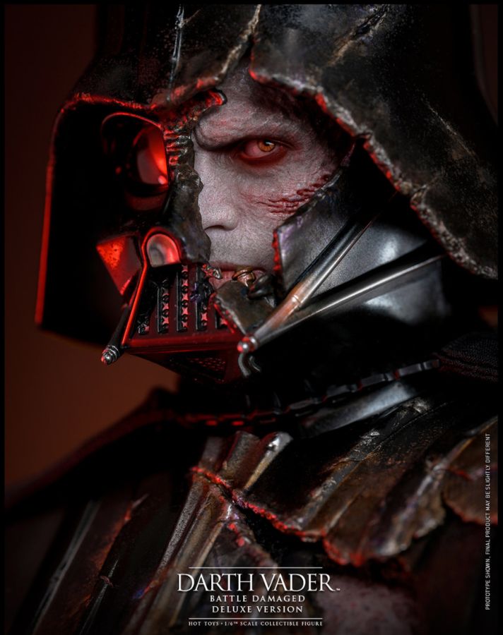 Image Pop Weasel - Image 5 of Star Wars - Darth Vader (Battle Damaged) Deluxe 1:6 Scale Collectable Action Figure - Hot Toys