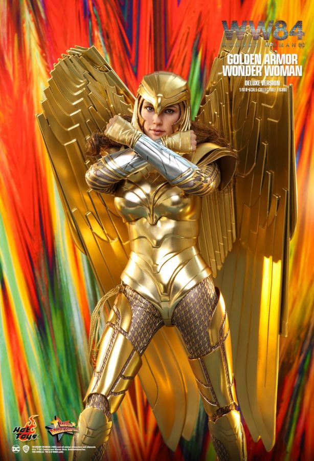 Image Pop Weasel - Image 7 of Wonder Woman 2: WW84 - Golden Armor Deluxe 1:6 Scale Collectable Action Figure - Hot Toys - Action Figure - Image - Pop Weasel