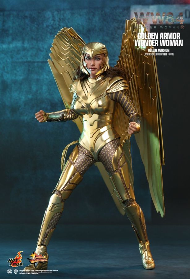 Image Pop Weasel - Image 8 of Wonder Woman 2: WW84 - Golden Armor Deluxe 1:6 Scale Collectable Action Figure - Hot Toys - Action Figure - Image - Pop Weasel