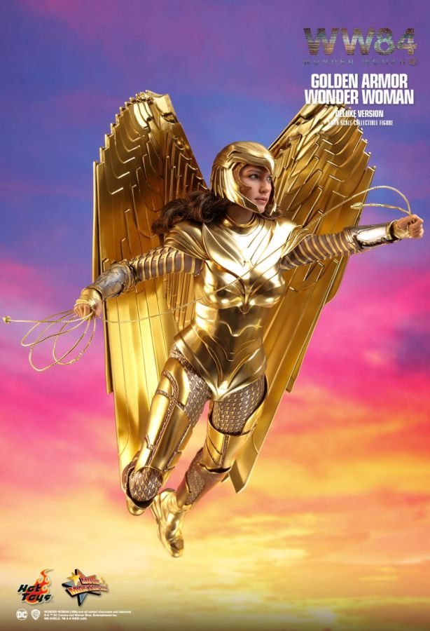 Image Pop Weasel - Image 9 of Wonder Woman 2: WW84 - Golden Armor Deluxe 1:6 Scale Collectable Action Figure - Hot Toys - Action Figure - Image - Pop Weasel