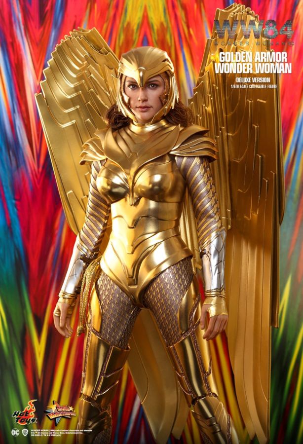 Image Pop Weasel - Image 10 of Wonder Woman 2: WW84 - Golden Armor Deluxe 1:6 Scale Collectable Action Figure - Hot Toys - Action Figure - Image - Pop Weasel