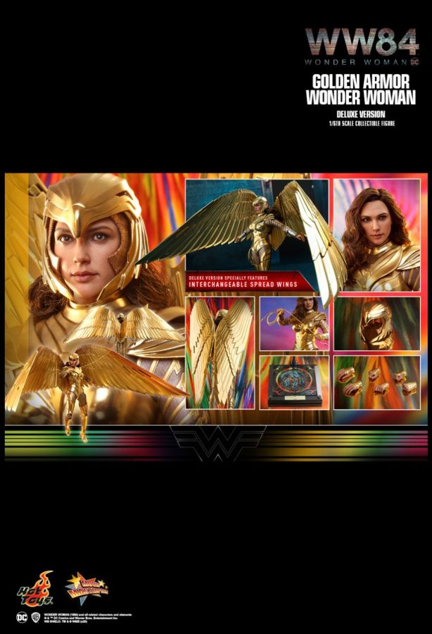 Image Pop Weasel - Image 11 of Wonder Woman 2: WW84 - Golden Armor Deluxe 1:6 Scale Collectable Action Figure - Hot Toys - Action Figure - Image - Pop Weasel