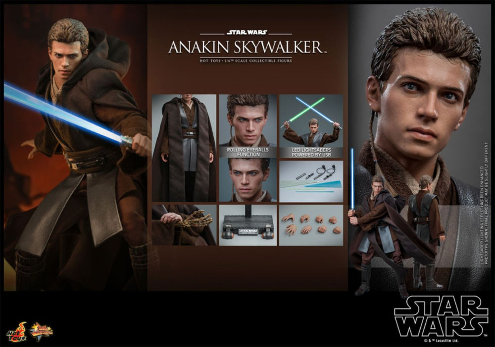 Pop Weasel - Image 10 of Star Wars - Anakin Skywalker Attack of the Clones 1:6th Scale Collectable Action Figure - Hot Toys - Statue - Image - Pop Weasel